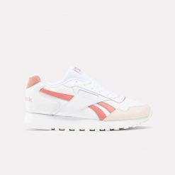 Sneakersy damskie Reebok Glide buty sportowe lifestylowe białe (100201437). Białe obuwie sportowe damskie Reebok, bez wzorów, bez zapięcia, trekkingowe. Za 269.00 zł.