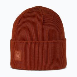 Czapka zimowa BUFF Crossknit. Brązowe czapki damskie Buff, na zimę, bez wzorów, z materiału. Za 151.70 zł.
