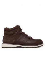 Tommy Hilfiger Trzewiki Corporate Outdoor Warm Lth Boot FM0FM05991 Brązowy. Brązowe botki męskie Tommy Hilfiger, ze skóry, bez zapięcia. Za 649.99 zł.