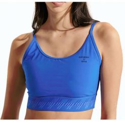 Biustonosz damski sportowy Superdry Essential Strappy. Niebieskie bielizna sportowa damska Superdry, s, bez wzorów, z bawełny. Za 102.00 zł.