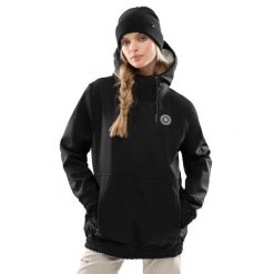 Kurtka snowboardowa damska W1-W Skywalk. Czarne kurtki sportowe damskie SIROKO, m, bez wzorów, z materiału, bez ramiączek, bez kaptura, narciarskie. Za 308.00 zł.