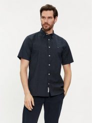 Tommy Hilfiger Koszula MW0MW36138 Granatowy Regular Fit. Niebieskie koszule męskie Tommy Hilfiger, m, bez wzorów, z bawełny, bez kołnierzyka, bez ramiączek. Za 169.99 zł.