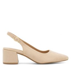 Czółenka Jenny Fairy. Brązowe czółenka damskie Jenny Fairy, bez wzorów, bez obcasa, bez zapięcia. Za 99.99 zł.