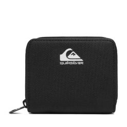 Portfel Quiksilver. Czarne portfele męskie Quiksilver, bez wzorów. Za 49.99 zł.