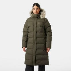 Parka dla kobiet Helly Hansen Aria. Zielone parki damskie Helly Hansen, na zimę, bez wzorów, bez kaptura. W wyprzedaży za 1,398.50 zł.