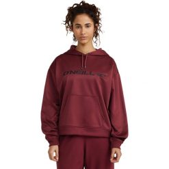 Bluza z kapturem O'Neill Rutile Hoodie Fleece, Kobiety. Czerwone bluzy damskie O'Neill, l, bez wzorów, z poliesteru, bez ramiączek, z kapturem. Za 390.00 zł.