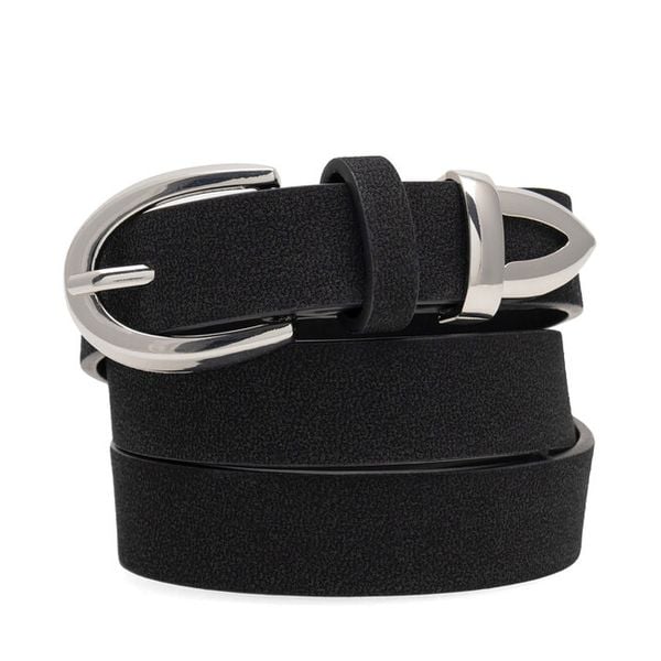 Pasek Damski Jenny Fairy. Czarne paski damskie Jenny Fairy, bez wzorów. Za 39.99 zł.