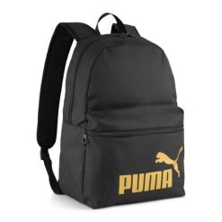 Plecak szkolny sportowy Puma PHASE. Czarne plecaki męskie Puma, bez wzorów, z materiału, biznesowe. Za 73.00 zł.