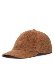 Guess Czapka z daszkiem AW5626 POL01 Brązowy. Brązowe czapki damskie Guess, z aplikacjami, z poliesteru. Za 194.99 zł.