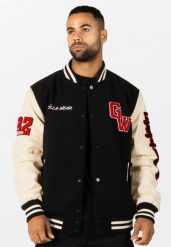 Saint Louis Varsity Kurtka - Czarny. Czarne kurtki męskie GORILLA WEAR, l, bez wzorów, z poliesteru, bez kaptura. Za 763.00 zł.