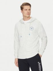 Jack&Jones Bluza Simon 12269366 Biały Standard Fit. Białe bluzy męskie Jack&Jones, m, bez wzorów, z bawełny, bez ramiączek, bez kaptura. W wyprzedaży za 79.99 zł.