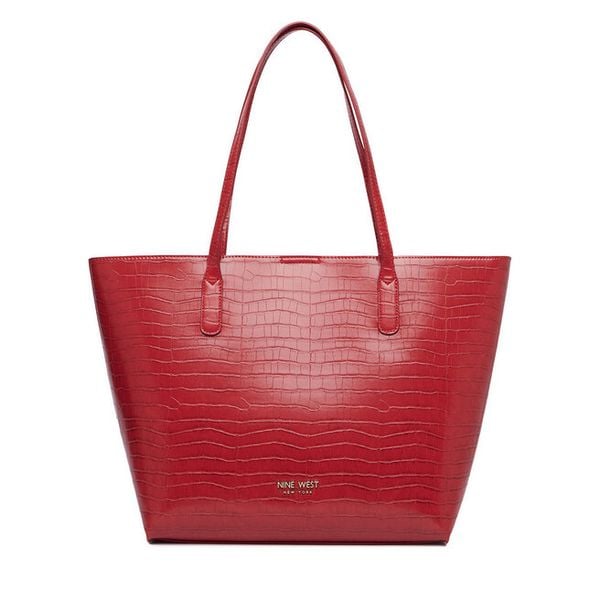 Torebka Nine West. Czerwone shopperki damskie Nine West, bez wzorów, bez dodatków. Za 279.99 zł.