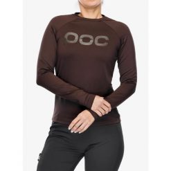 Bluza rowerowa damska POC Reform Enduro Jersey. Brązowe bluzy damskie POC, xs, bez wzorów, z jersey, bez ramiączek, bez kaptura. Za 284.99 zł.