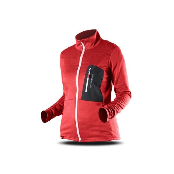 Bluza Trimm MICRON LADY. Czerwone bluzy damskie TRIMM, na zimę, bez wzorów, sportowe, bez ramiączek, bez kaptura. W wyprzedaży za 140.00 zł.
