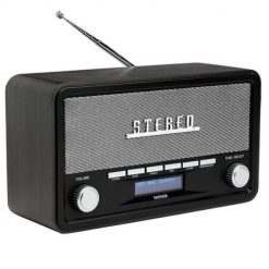 Radio Denver DAB-18 Retro Bluetooth - DAB/DAB+/FM - Stereo - Szare. Szare radia Denver. Za 293.99 zł.