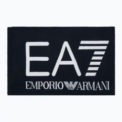 Szalik EA7 Mountain Visibility. Czarne szaliki męskie EA7 Emporio Armani, bez wzorów, z materiału. Za 179.99 zł.
