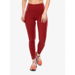 Legginsy damskie Smartwool Active Legging. Czerwone bielizna sportowa damska Smartwool, bez wzorów. Za 398.99 zł.