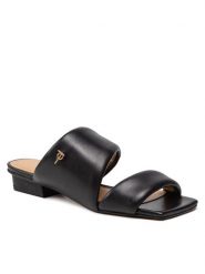Eva Longoria Klapki EL-05-05-000617 Czarny. Czarne klapki damskie Eva Longoria, bez wzorów, ze skóry, bez obcasa, bez zapięcia. Za 399.99 zł.