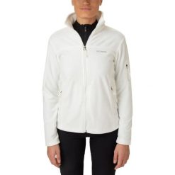 Bluza polarowa turystyczna damska Columbia Fast Trek II. Białe bluzy damskie Columbia, xl, bez wzorów, z polaru, sportowe, bez ramiączek, bez kaptura. Za 259.00 zł.