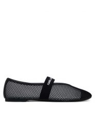 KARL LAGERFELD Baleriny KL40125 Czarny. Czarne balerinki damskie KARL LAGERFELD, bez wzorów, z materiału, bez obcasa, bez zapięcia. Za 449.99 zł.