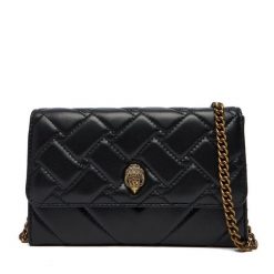 Torebka Kurt Geiger. Czarne torebki wizytowe damskie Kurt Geiger, bez wzorów, bez dodatków. Za 659.99 zł.