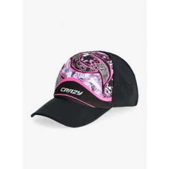 Czapka z daszkiem Crazy Cap Bro - crazy wave/pop. Czarne czapki damskie CRAZY, bez wzorów. Za 188.99 zł.