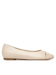 Caprice Baleriny 9-22107-46 Beżowy. Brązowe balerinki damskie Caprice, bez wzorów, ze skóry, bez obcasa, bez zapięcia. Za 226.99 zł.
