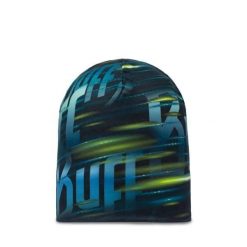 Czapka BUFF ECOSTRETCH BEANIE ORBY. Niebieskie czapki damskie Buff, na zimę, bez wzorów, sportowe. W wyprzedaży za 83.93 zł.
