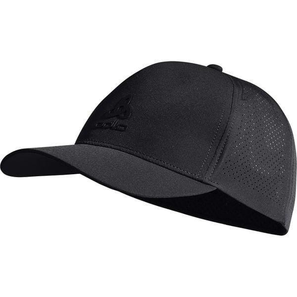 Czapka z daszkiem Odlo Performance Snapback Cap. Czarne czapki damskie ODLO, bez wzorów, z materiału, klasyczne. Za 159.99 zł.