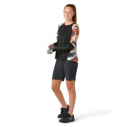 Bluza rowerowa damska Smartwool Mountain Bike LS. Czarne bluzy damskie Smartwool, l, bez wzorów, bez ramiączek, bez kaptura. Za 189.99 zł.