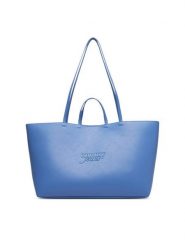 Tommy Jeans Torebka Tjw Must Tote AW0AW19051 Niebieski jasny. Niebieskie shopperki damskie Tommy Jeans, bez wzorów, z jeansu, bez dodatków. Za 449.99 zł.