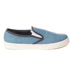 Espadryle sportowe w kolorze niebieskim. Niebieskie obuwie sportowe damskie CANELLINI, bez wzorów, z materiału, bez zapięcia. Za 217.99 zł.