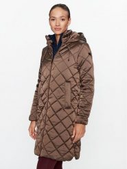 CMP Płaszcz zimowy 33K3696 Brązowy Regular Fit. Brązowe płaszcze damskie CMP, na zimę, bez wzorów, z syntetyku, bez kołnierzyka, bez kaptura. Za 539.99 zł.