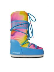Moon Boot Śniegowce Tie Dye 14028400001 S Niebieski. Niebieskie śniegowce damskie Moon Boot, z syntetyku, bez zapięcia. Za 949.99 zł.
