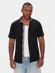 Quiksilver Koszula Time Box EQYWT04622 Czarny Regular Fit. Czarne koszule męskie Quiksilver, l, bez wzorów, z bawełny, bez kołnierzyka, bez ramiączek. Za 179.99 zł.