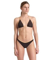 Strój kąpielowy damski dwuczęściowy bikini na basen plażę Arena Profile. Brązowe stroje kąpielowe damskie ARENA, s, bez wzorów, z elastanu. Za 51.98 zł.