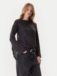 ONLY Sweter Jake 15355819 Szary Regular Fit. Szare swetry nierozpinane damskie ONLY, xl, bez wzorów, z syntetyku, bez kołnierzyka, bez ramiączek. Za 139.99 zł.
