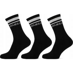 Skarpety długie dla mężczyzn O'neill Stripe 3-pak. Czarne skarpety męskie O'Neill, bez wzorów. W wyprzedaży za 29.99 zł.