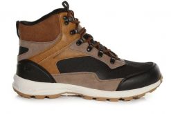 Buty trekkingowe męskie Regatta Samaris Life Demi wodoodporne. Brązowe trekkingi męskie Regatta, z materiału, bez zapięcia. Za 292.49 zł.
