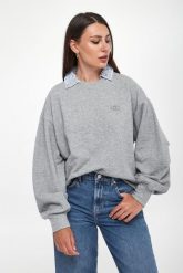 Bluza damska z odpinanym kołnierzykiem LIU JO. Bluzy damskie Liu Jo, s, bez wzorów, bez ramiączek, bez kaptura. Za 719.00 zł.