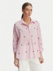 ONLY Koszula 15283743 Różowy Box Fit. Czerwone koszule damskie ONLY, m, bez wzorów, z bawełny, bez kołnierzyka, bez ramiączek. Za 189.99 zł.