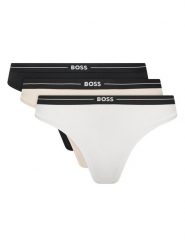 BOSS Komplet fig 3P Brief 50510016 Kolorowy. Majtki damskie Boss, z bawełny. Za 199.99 zł.