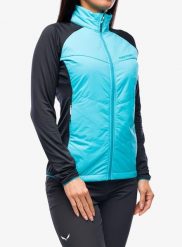 Bluza rozpinana damska Hannah Makana. Niebieskie bluzy damskie Hannah, bez wzorów, z materiału, klasyczne, bez ramiączek, bez kaptura. Za 760.60 zł.