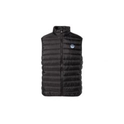 Kurtka puchowa bez rękawów North Sails Skyes. Czarne kurtki męskie North Sails, xl, bez wzorów, z materiału, eleganckie, bez kaptura. Za 430.50 zł.