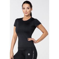 Koszulka termoaktywna do biegania damska Rough Radical Capri II. Czarne bluzki damskie ROUGH RADICAL, l, bez wzorów, sportowe, bez kołnierzyka, bez ramiączek. W wyprzedaży za 75.65 zł.