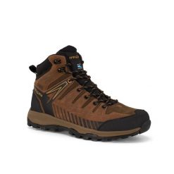 Buty trekkingowe męskie TREZETA Thunder Leather Mid z membraną WP. Brązowe trekkingi męskie Trezeta, z gumy, bez zapięcia. Za 639.90 zł.