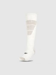 4F Skarpety narciarskie damskie - beżowe 39-42. Brązowe skarpetki damskie 4F, bez wzorów, z bawełny. Za 59.99 zł.