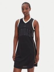 Adidas Sukienka codzienna Stadium JY6973 Czarny Slim Fit. Czarne sukienki damskie Adidas, na co dzień, m, bez wzorów, z syntetyku, bez kołnierzyka, bez ramiączek, proste. Za 219.99 zł.