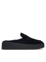 Calvin Klein Klapki Flatform Mule Suede WL HW0HW03182 Czarny. Czarne klapki damskie Calvin Klein, bez wzorów, ze skóry, bez obcasa, bez zapięcia. Za 649.99 zł.