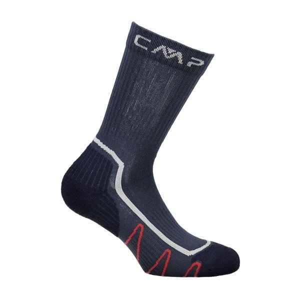 Skarpety trekkingowe CMP POLY MID. Czarne skarpetki damskie CMP, bez wzorów. Za 52.99 zł.